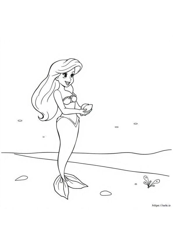 Ariel Met Benen Kleurplaten