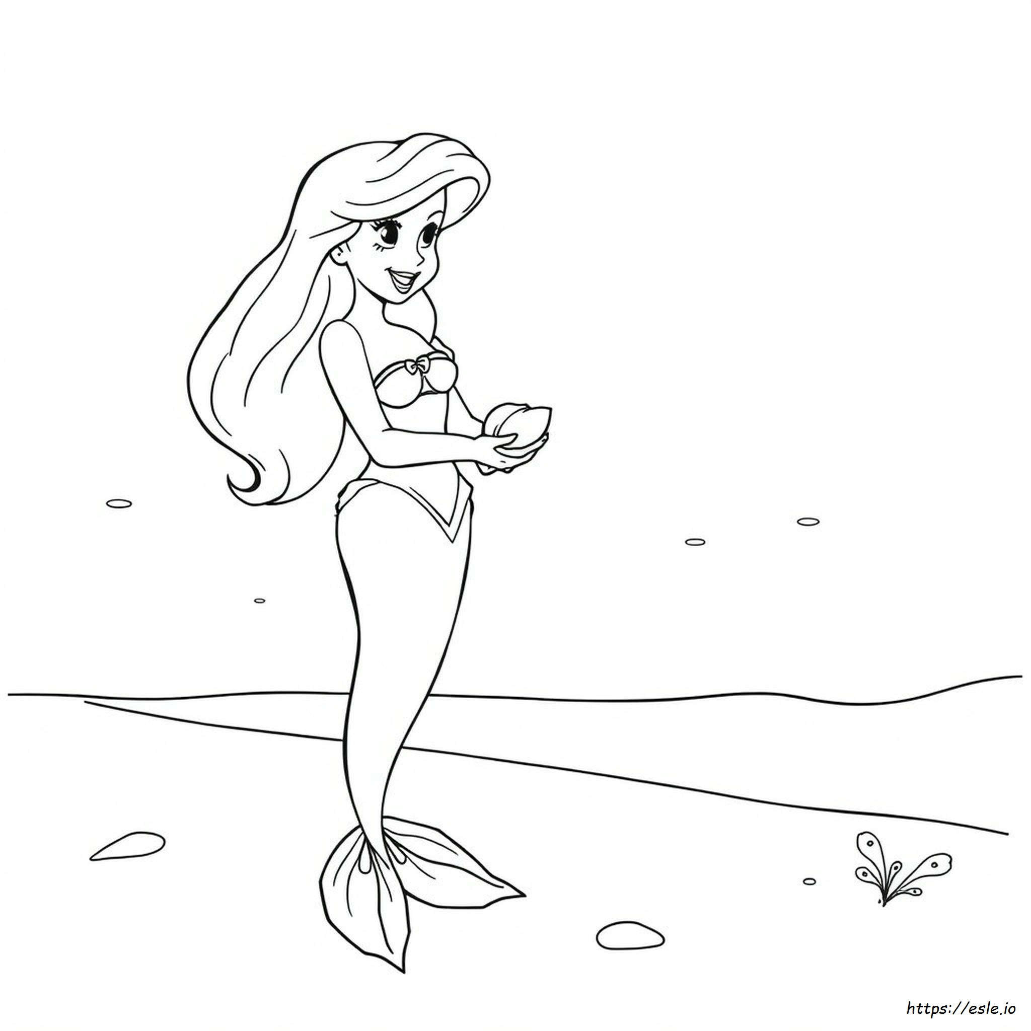 Ariel With Legs Coloring Pages