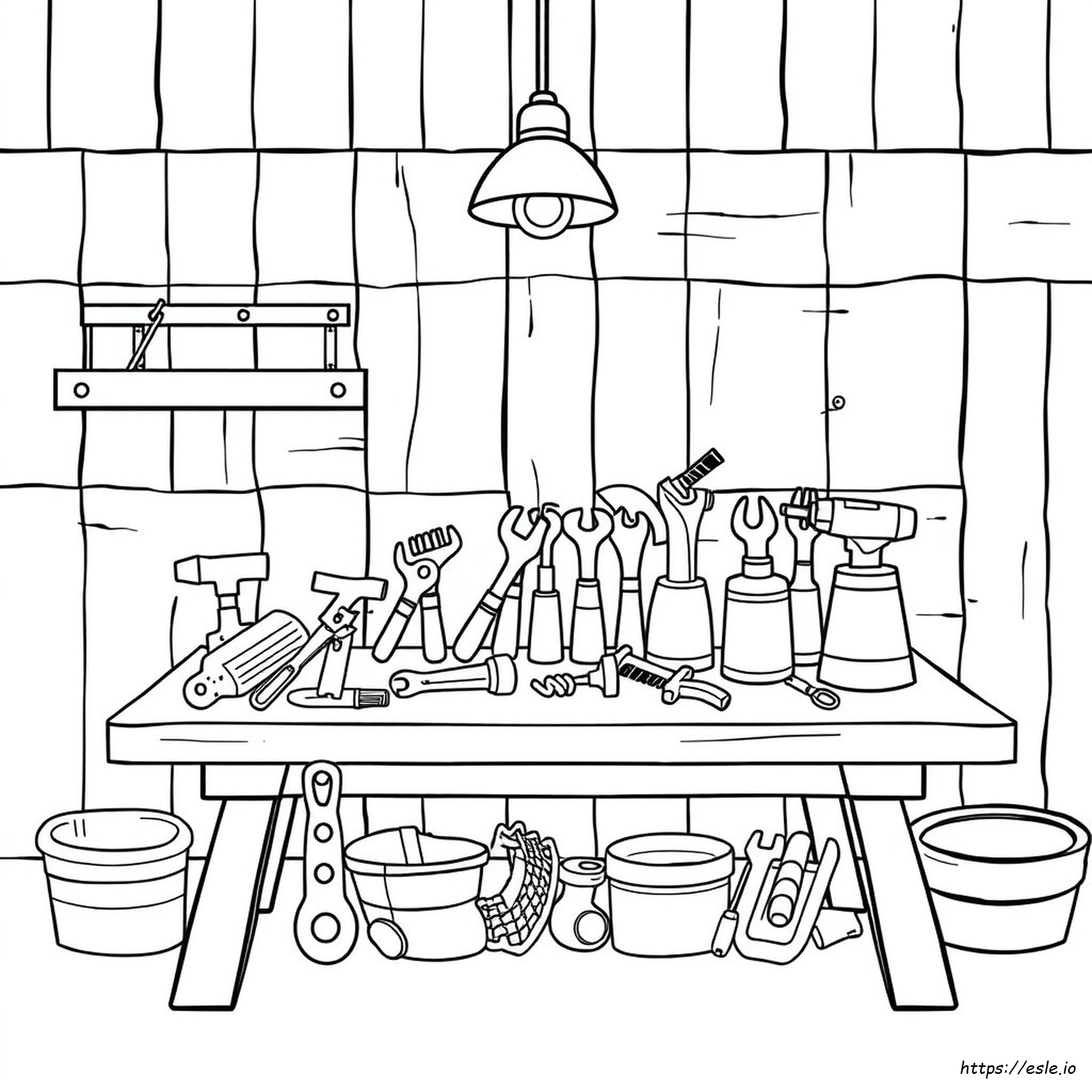 Coloring Pictures Of Tools