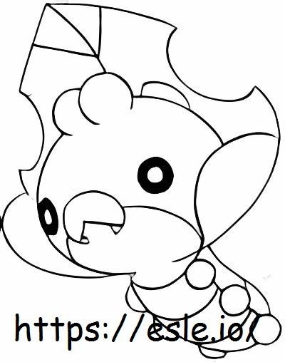 Sewaddle coloring page