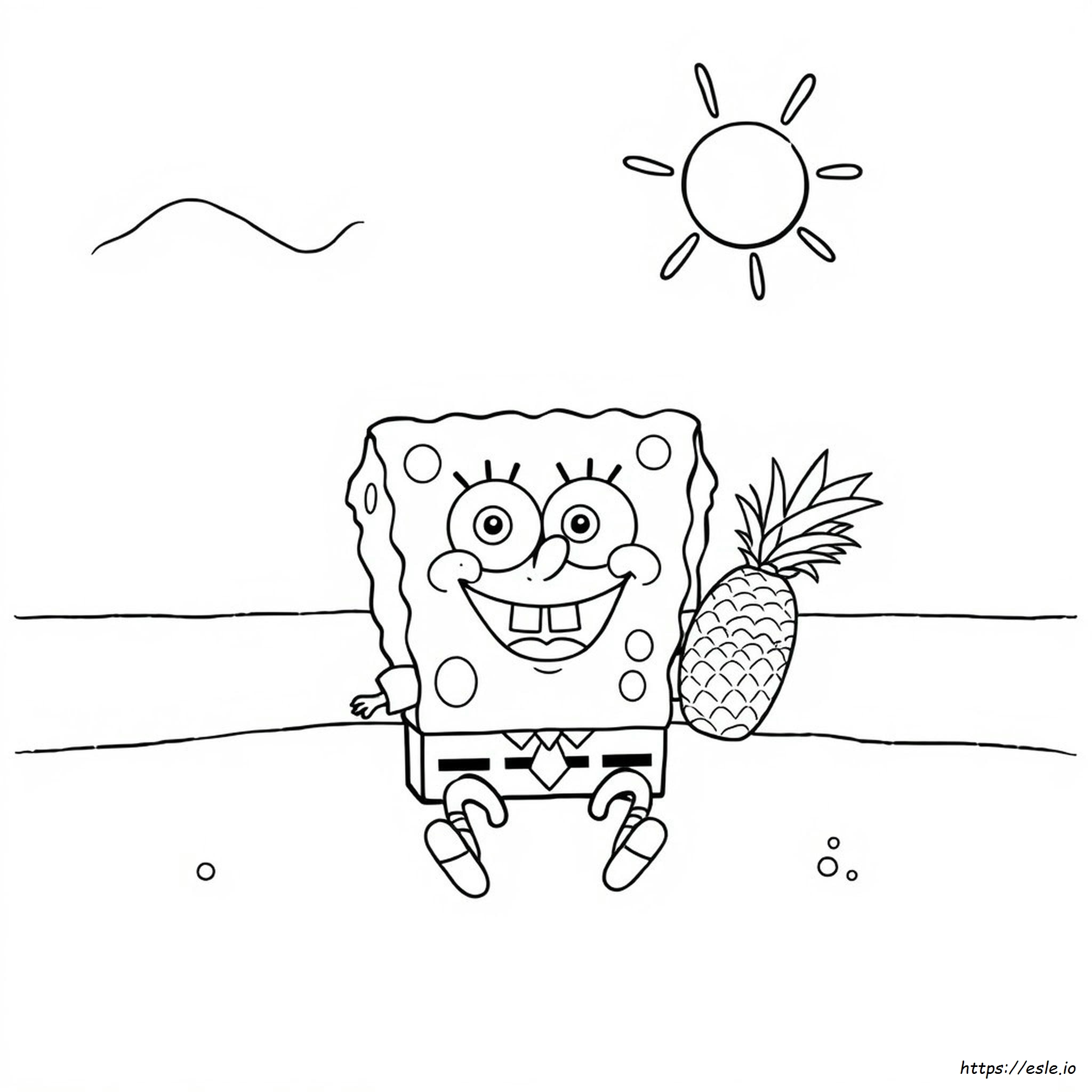 Buku Mewarnai Spongebob