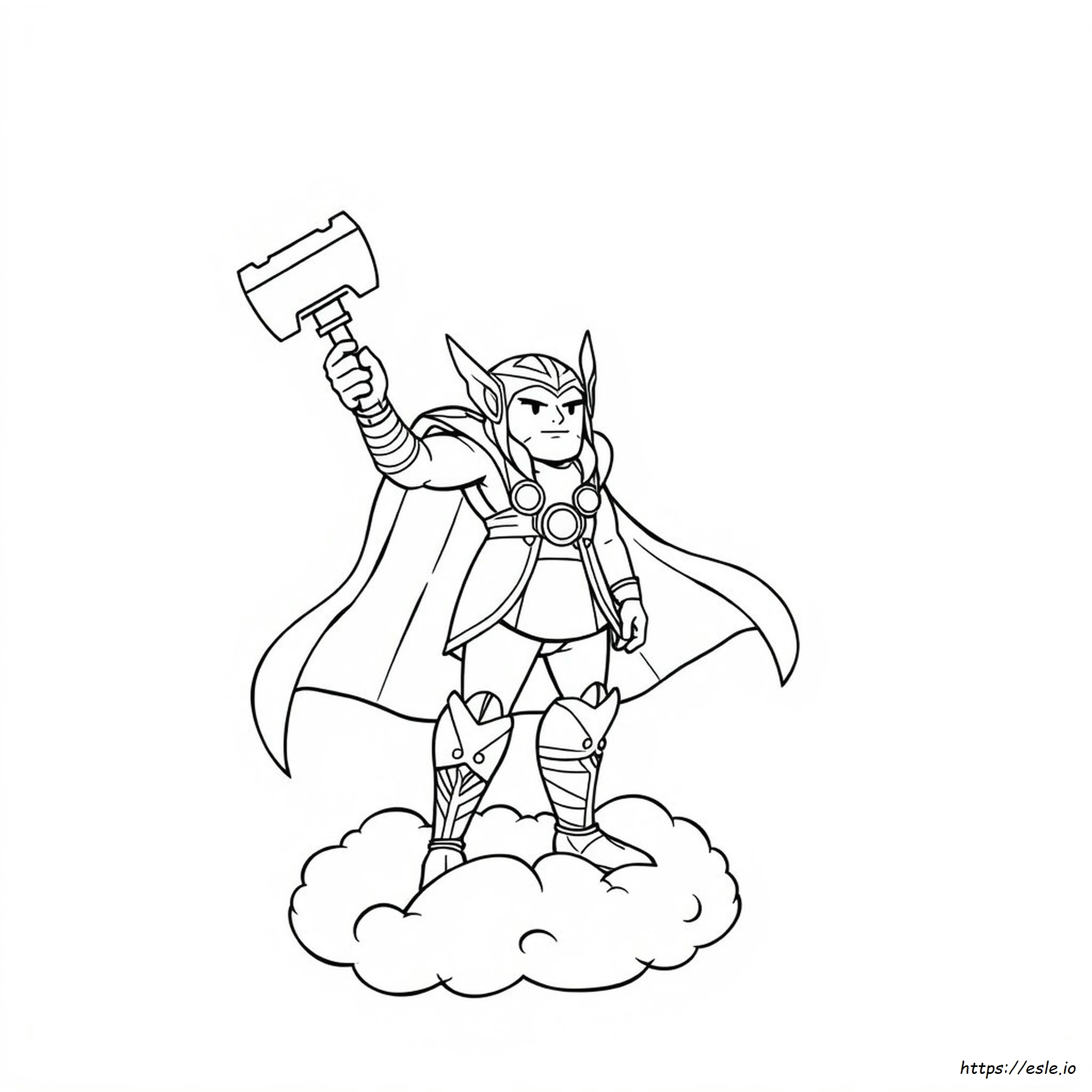 Thor Images For Colouring