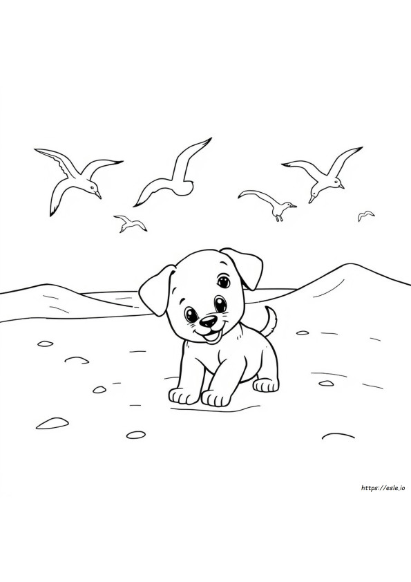 Free Puppy Coloring Pages Online