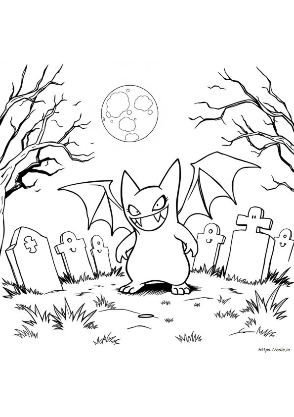 Desene De Colorat Pokemon Gengar Tatuaj Alb Negru