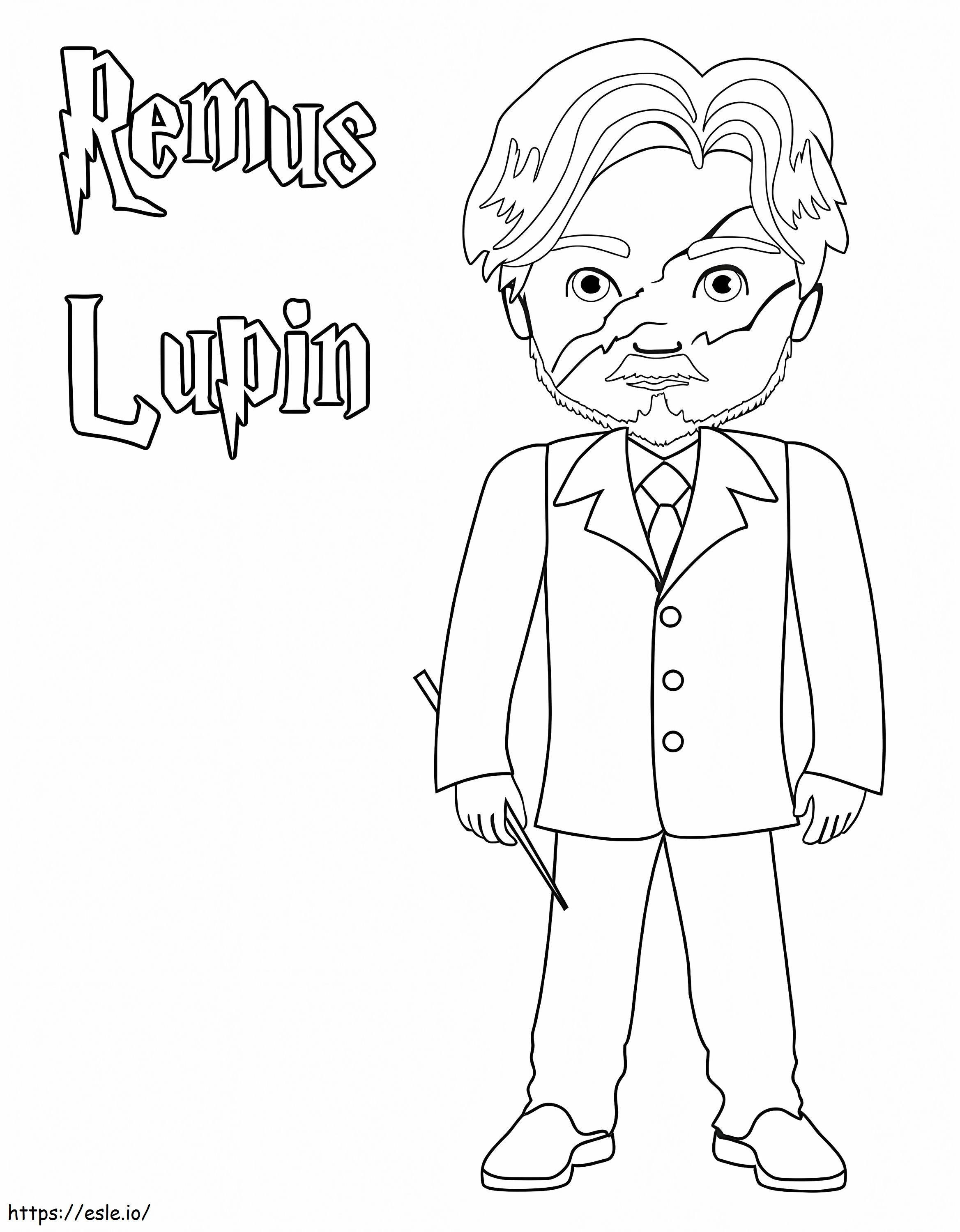 Coloriage Rame Lupin à imprimer dessin