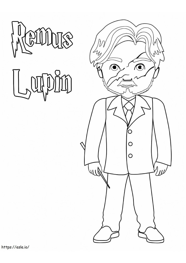 Coloriage Rame Lupin à imprimer dessin