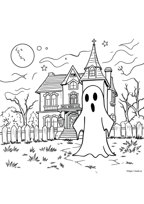 Ghostface Coloring Page Free