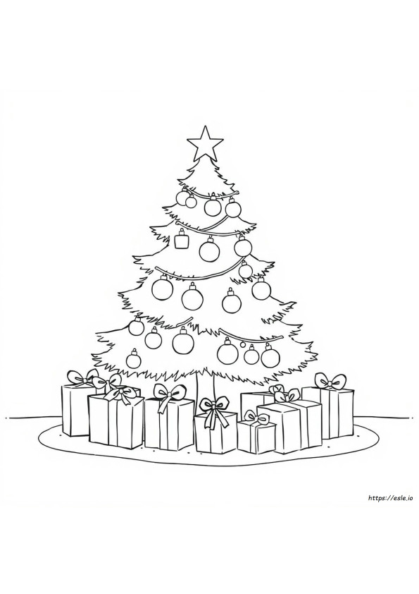 Christmas Scene Coloring Pages Printable