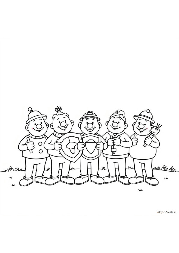 Mr Men Colouring Sheets