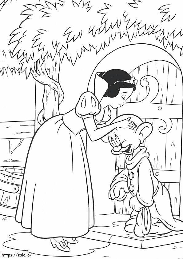 The Kissing Adieu1 A4 coloring page