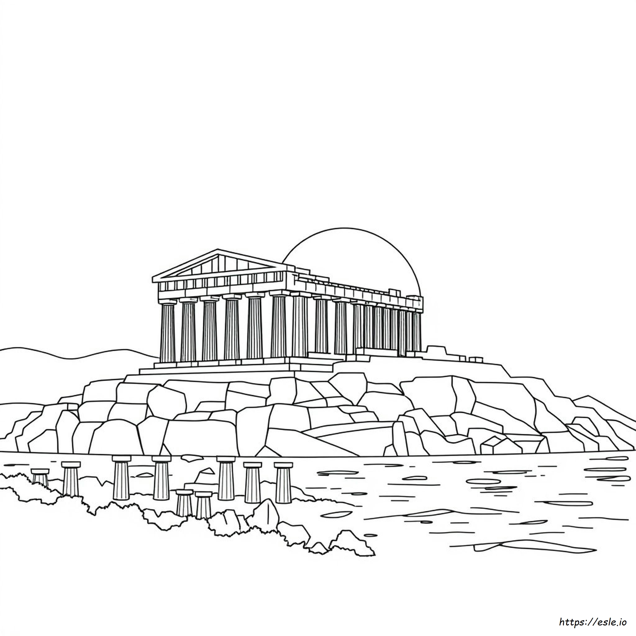 Grecia Dibujos Para Colorear Para Niños