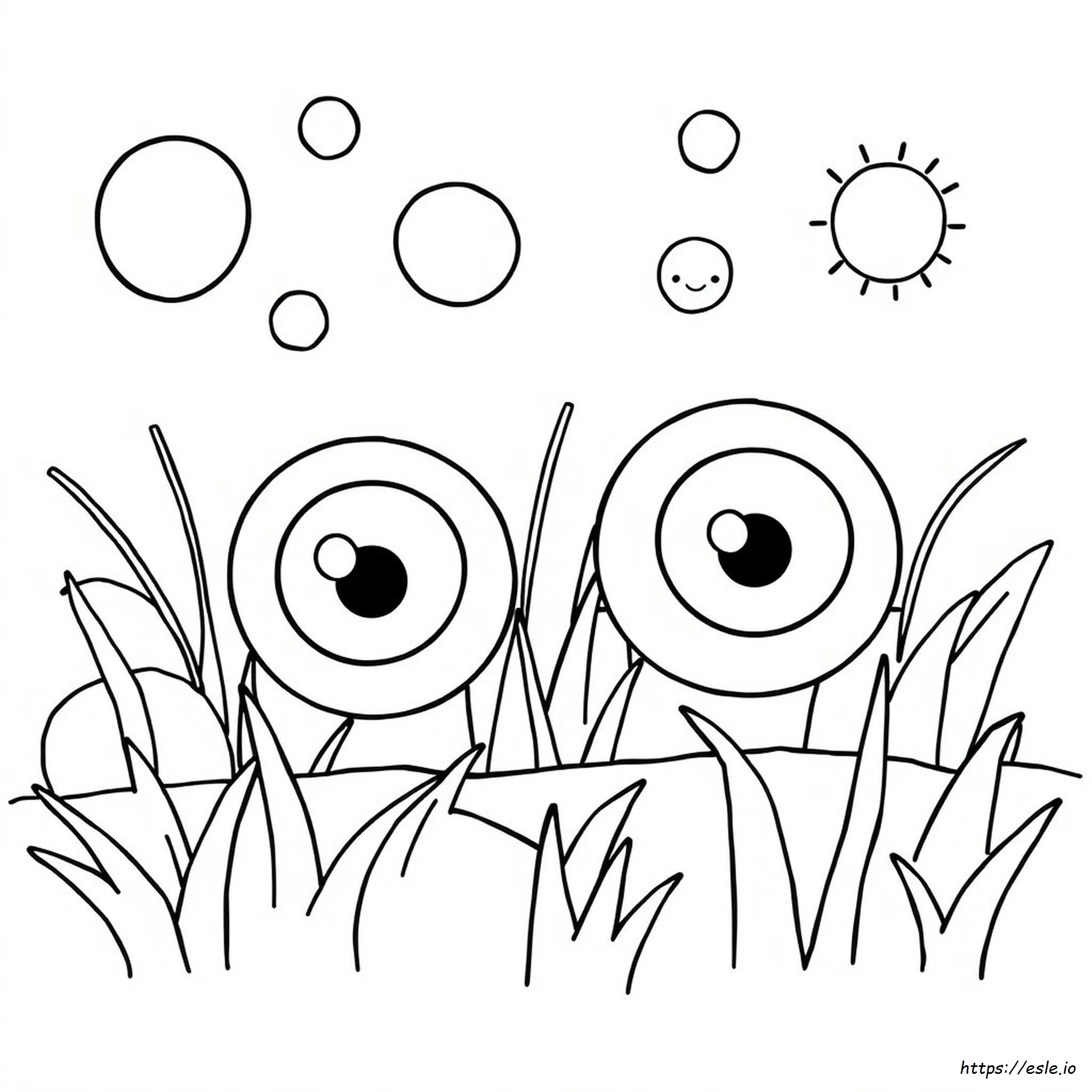 Googly Eyes Coloring Page