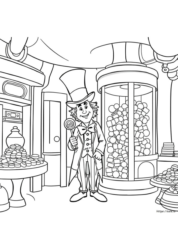 Willy Wonka Ausmalbuch