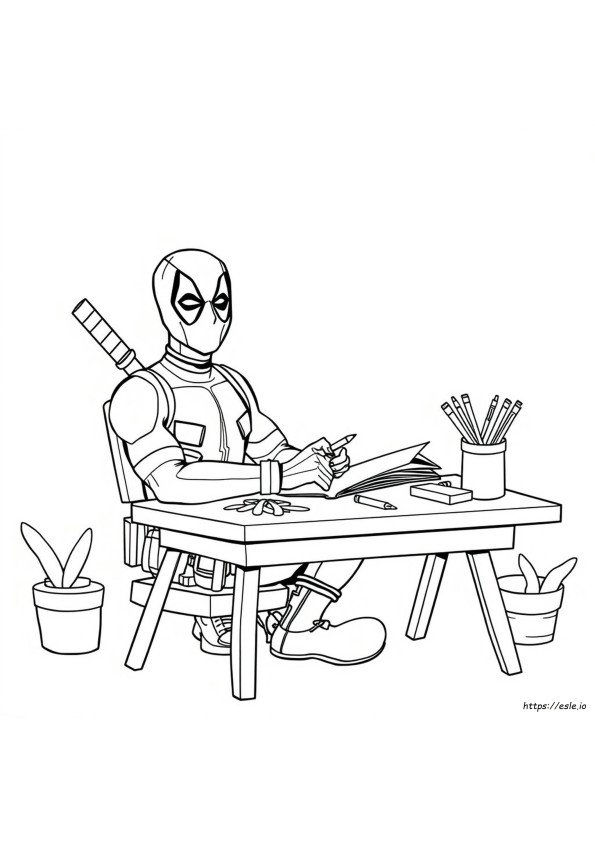 Deadpool Boyama