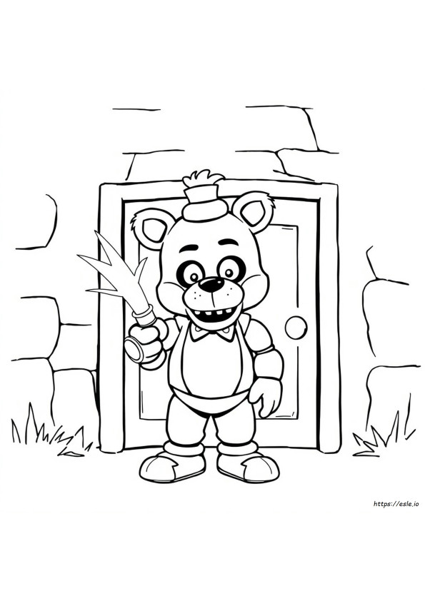 Freddy Gyors Medve Színező
