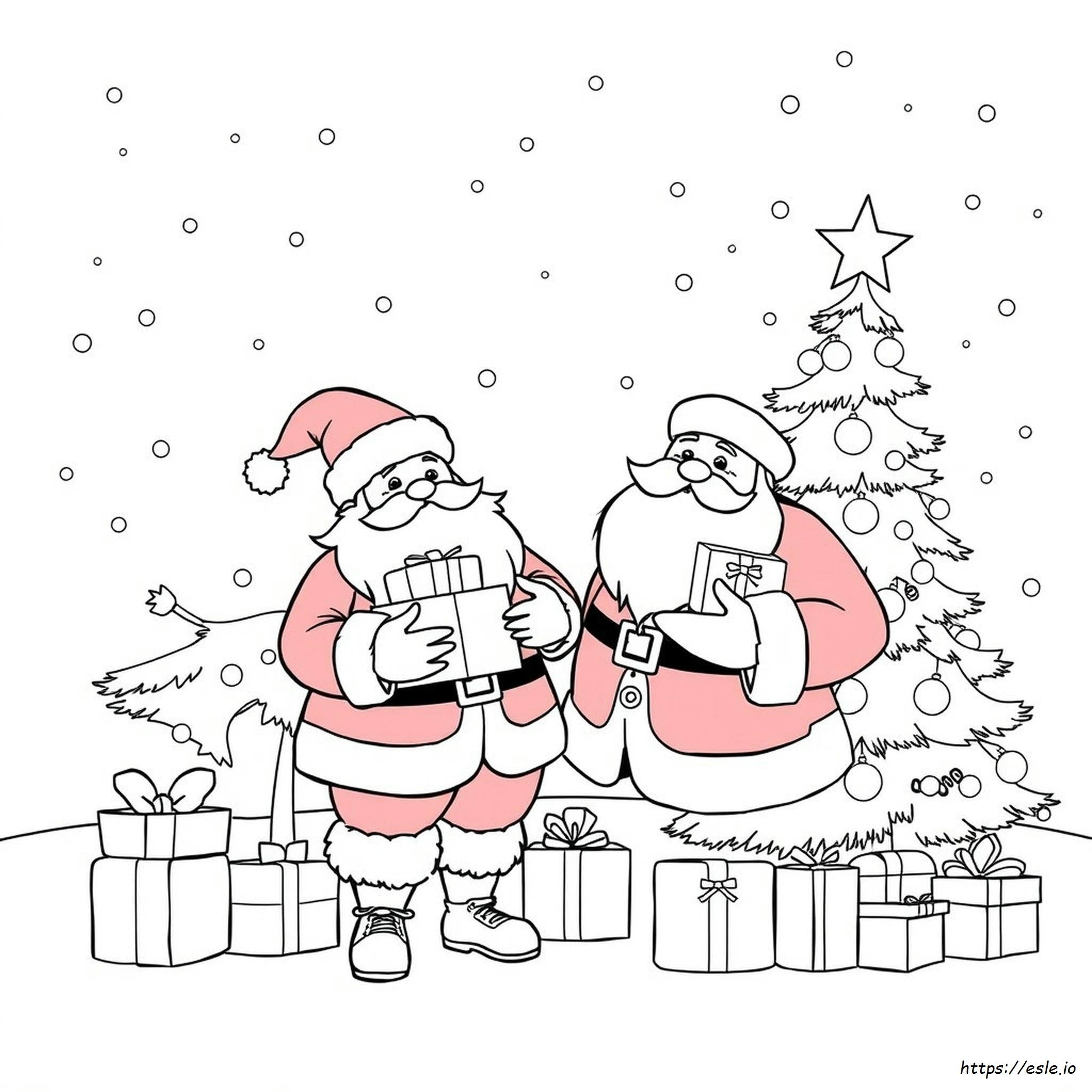 Swedish Christmas Coloring Page