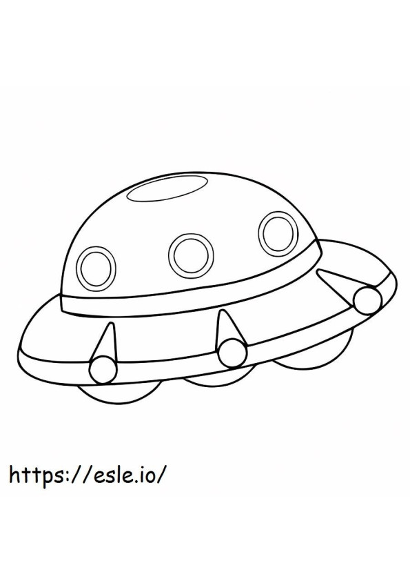Cool Ufo coloring page