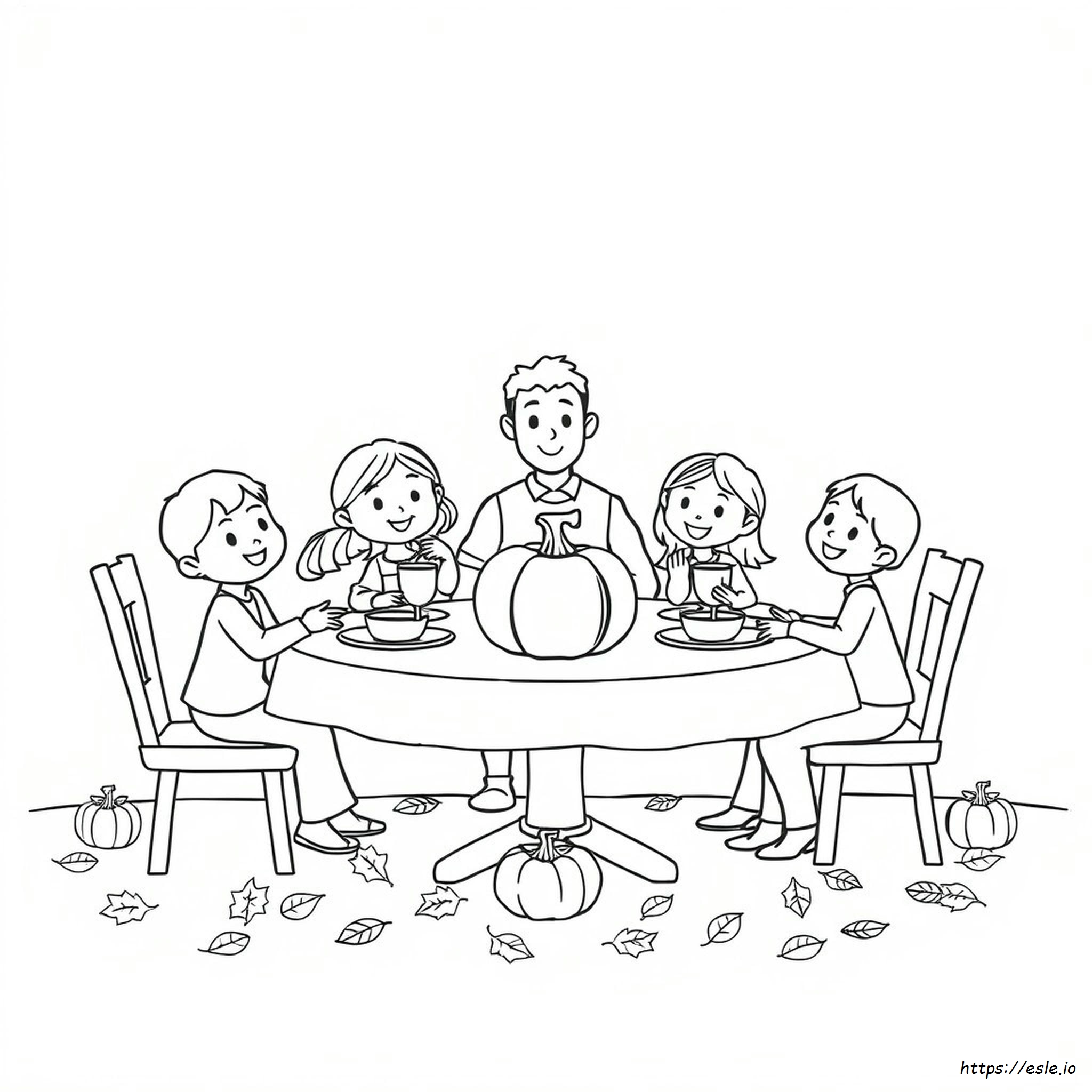 Simple Thanksgiving Coloring Pages Printable