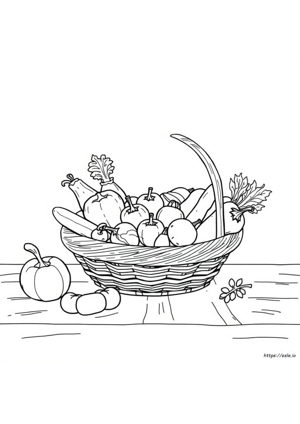 Fruit And Vegetable Colouring