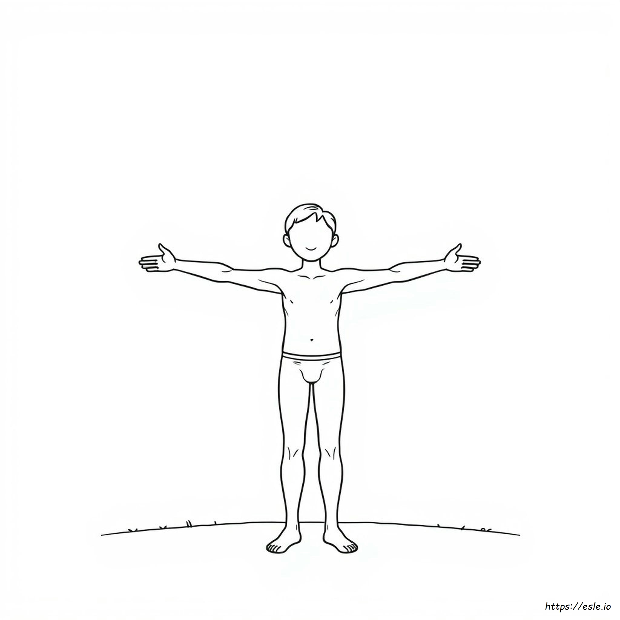 Láminas Del Cuerpo Humano Para Colorear