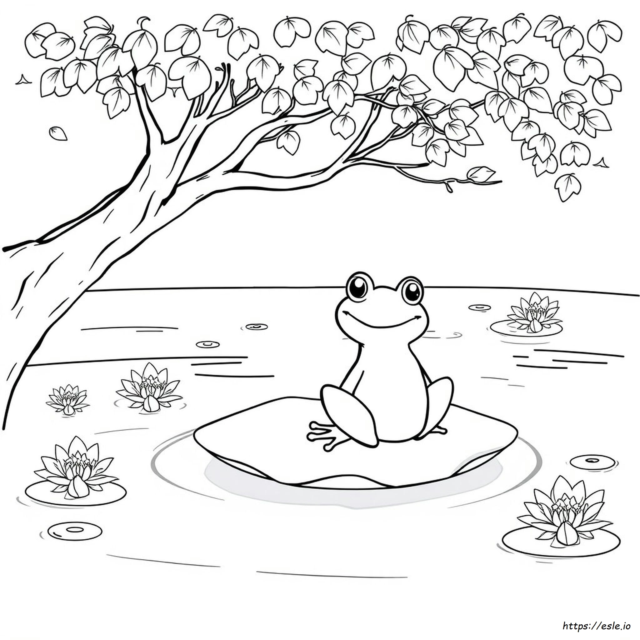 Cute Coloring Pages Of Frogs