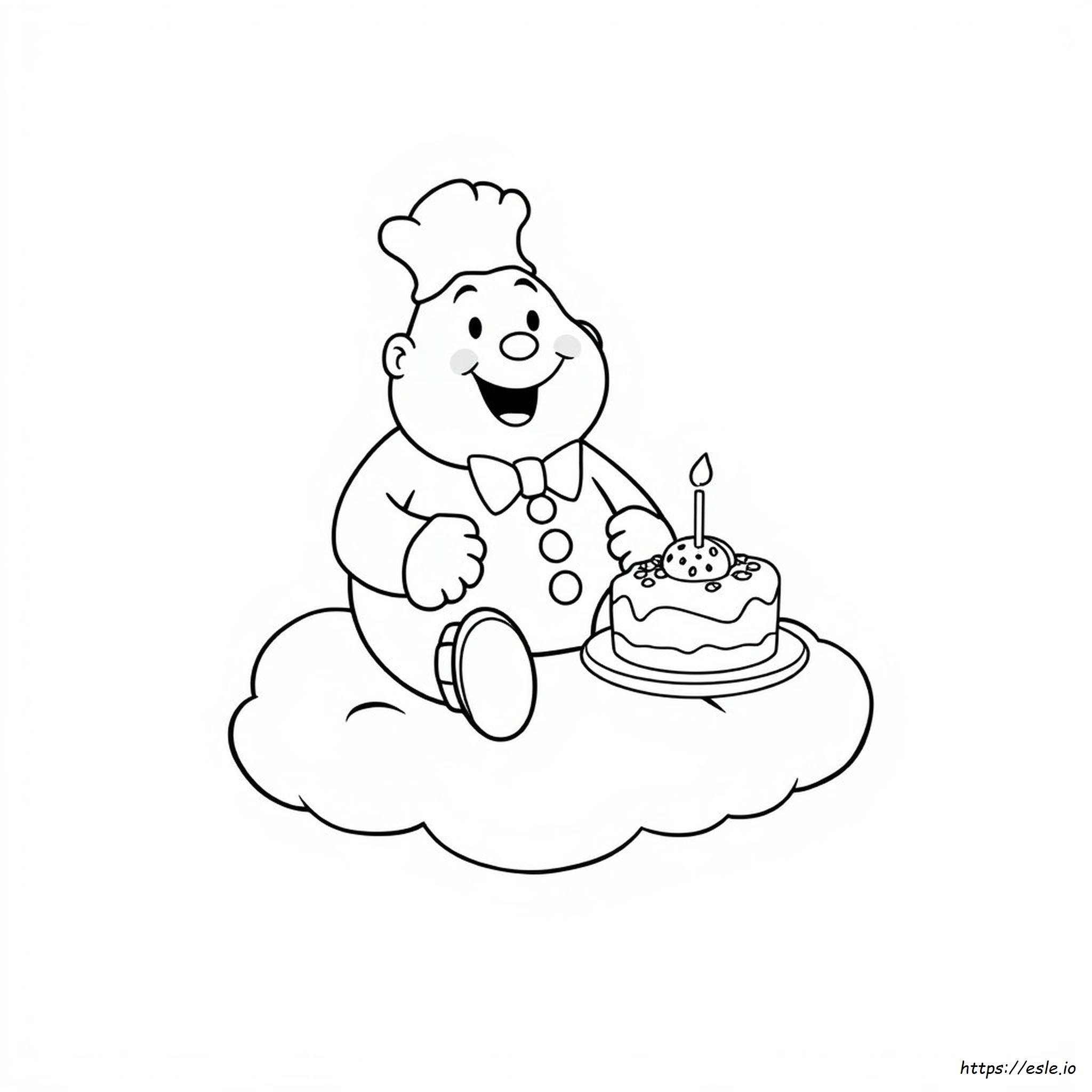 Señor Bingle Para Colorear
