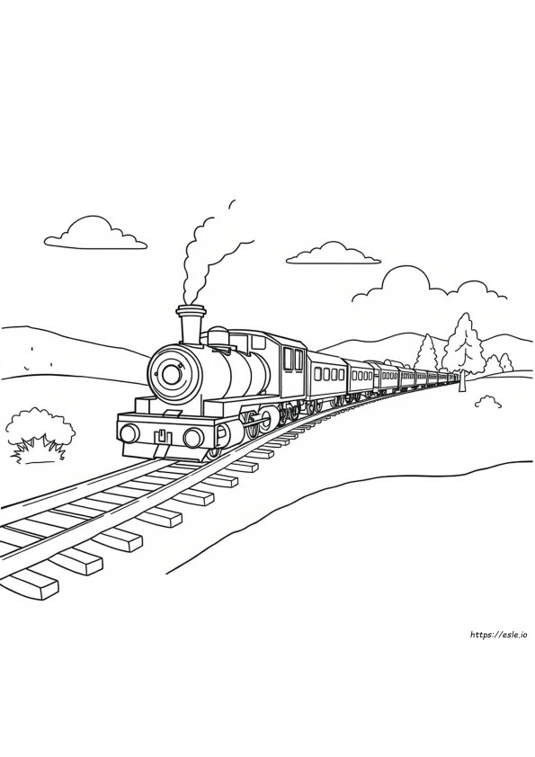 Treni Da Colorare Gratis