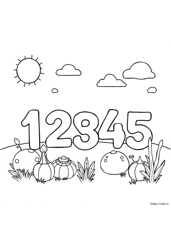 Numbers Colouring