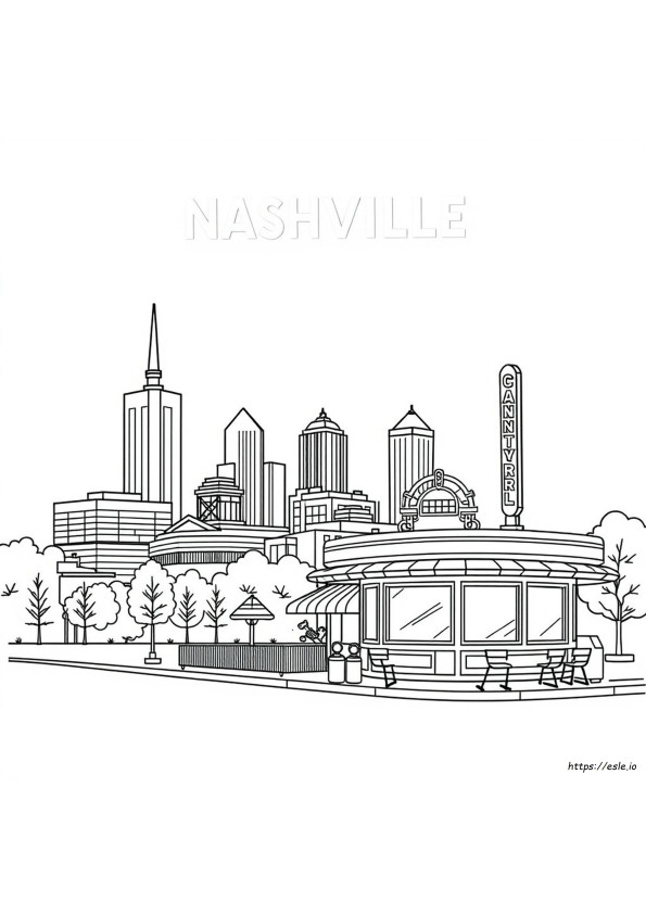 Nashville Ausmalbilder