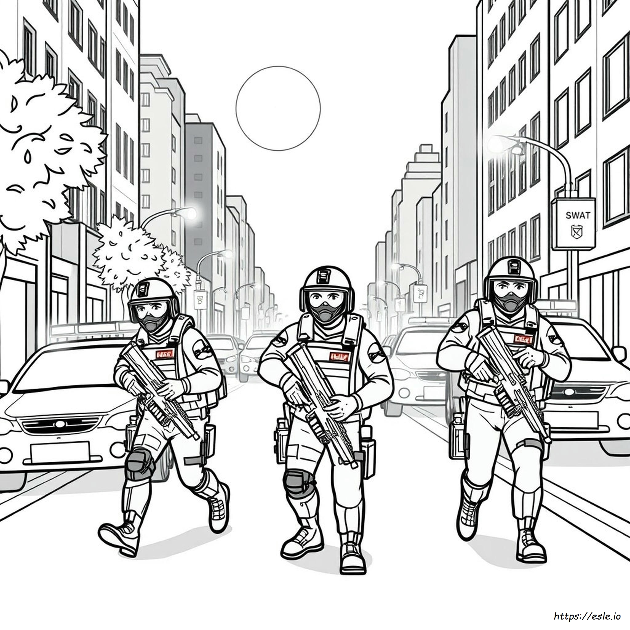 Disegni Da Colorare Swat