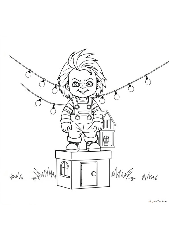 Buku Mewarnai Chucky