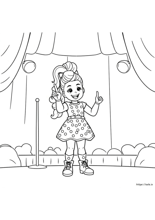 Mewarnai Jojo Siwa