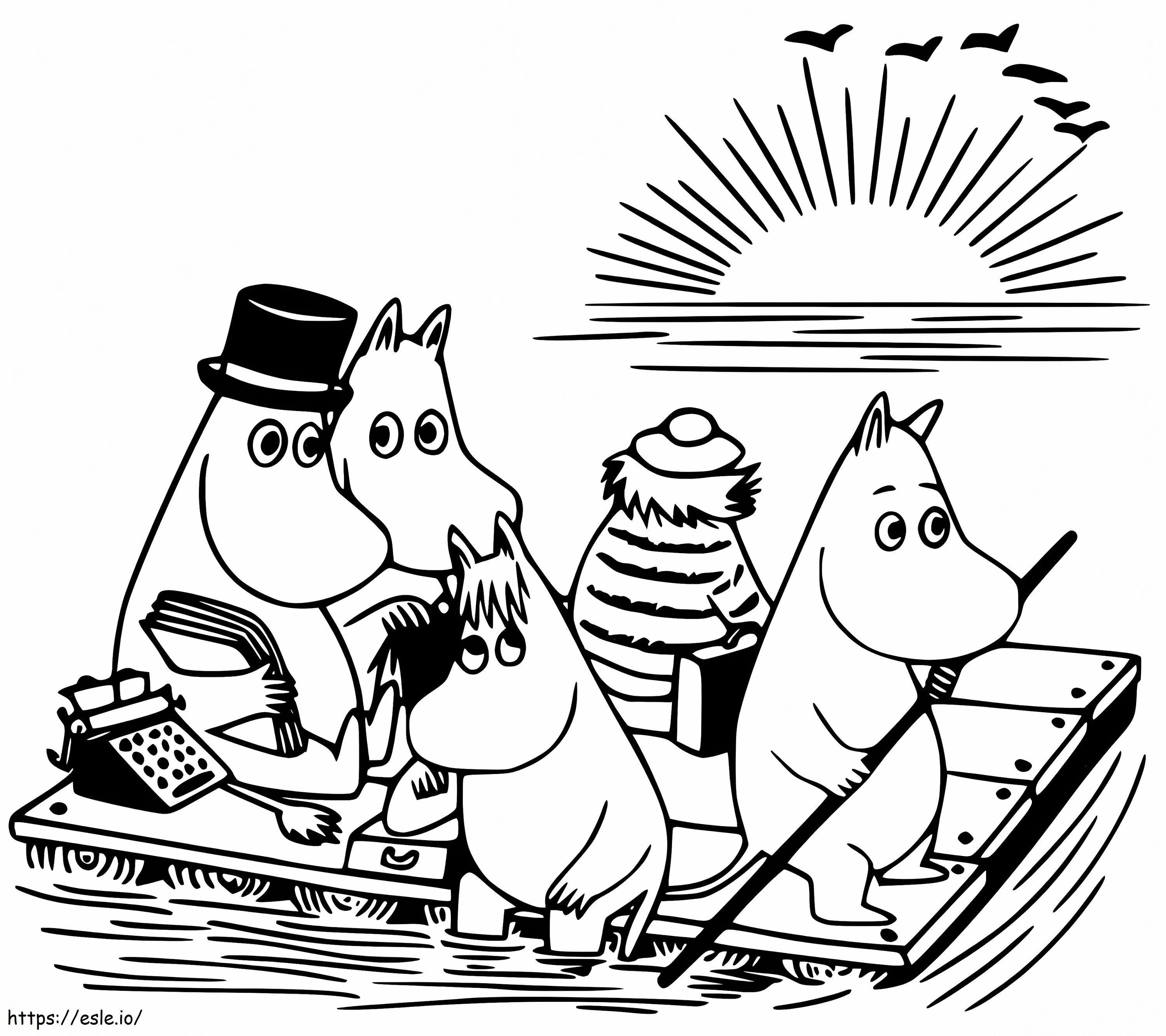 Moomin Gratuit De Colorat