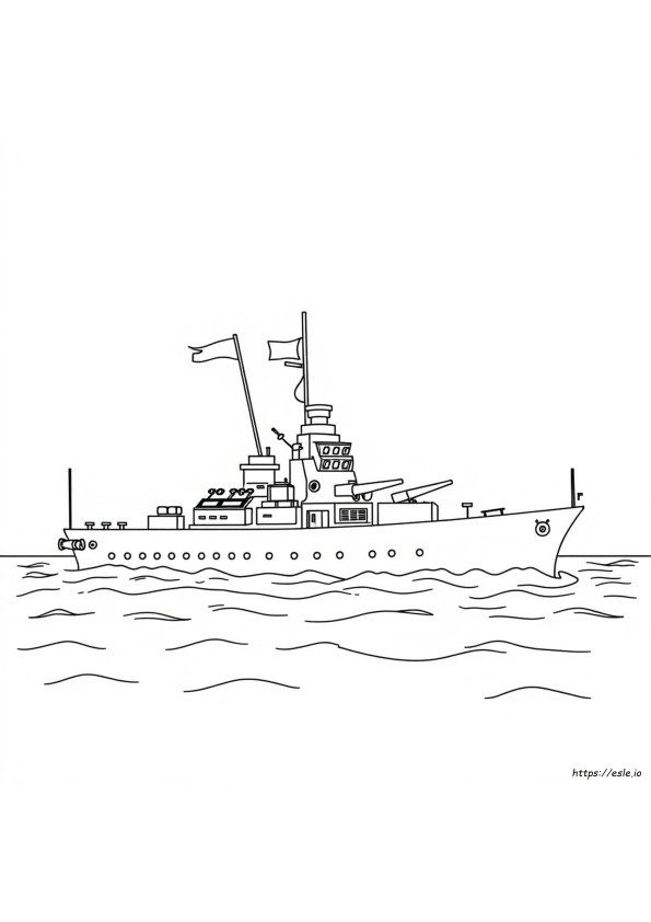 Battleship Coloring Pages To Print
