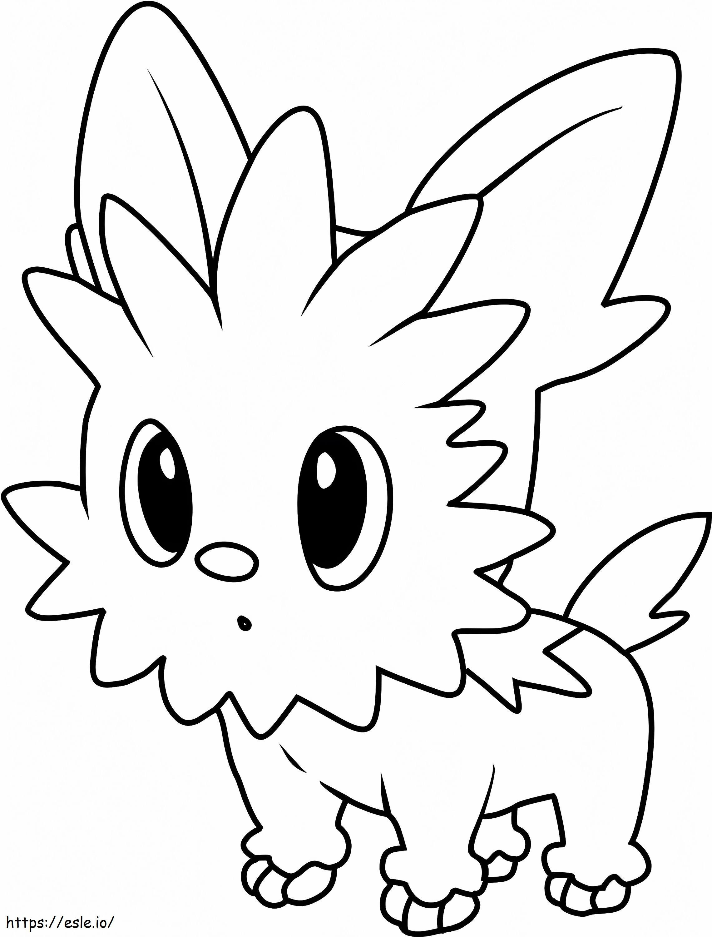 Coloriage Pokémon Lillipup Gen 5 à imprimer dessin