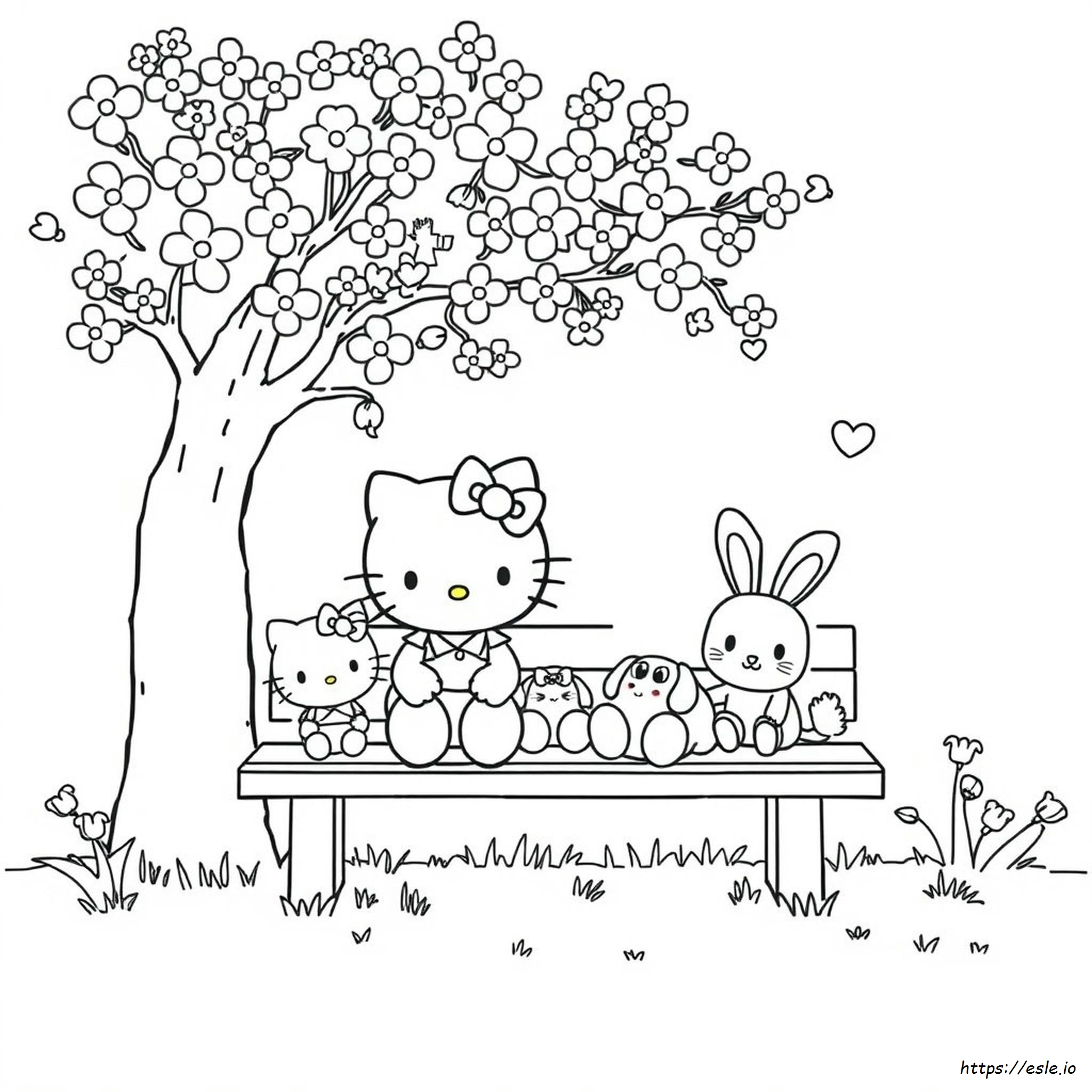 Hello Kitty Și Prietenii De Colorat