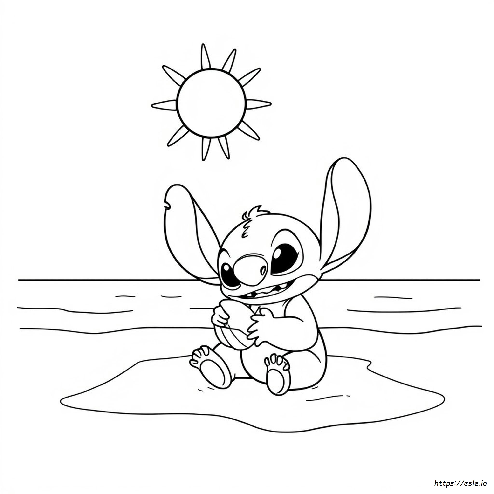 Páginas Para Colorear De Disney: Stitch Para Colorear