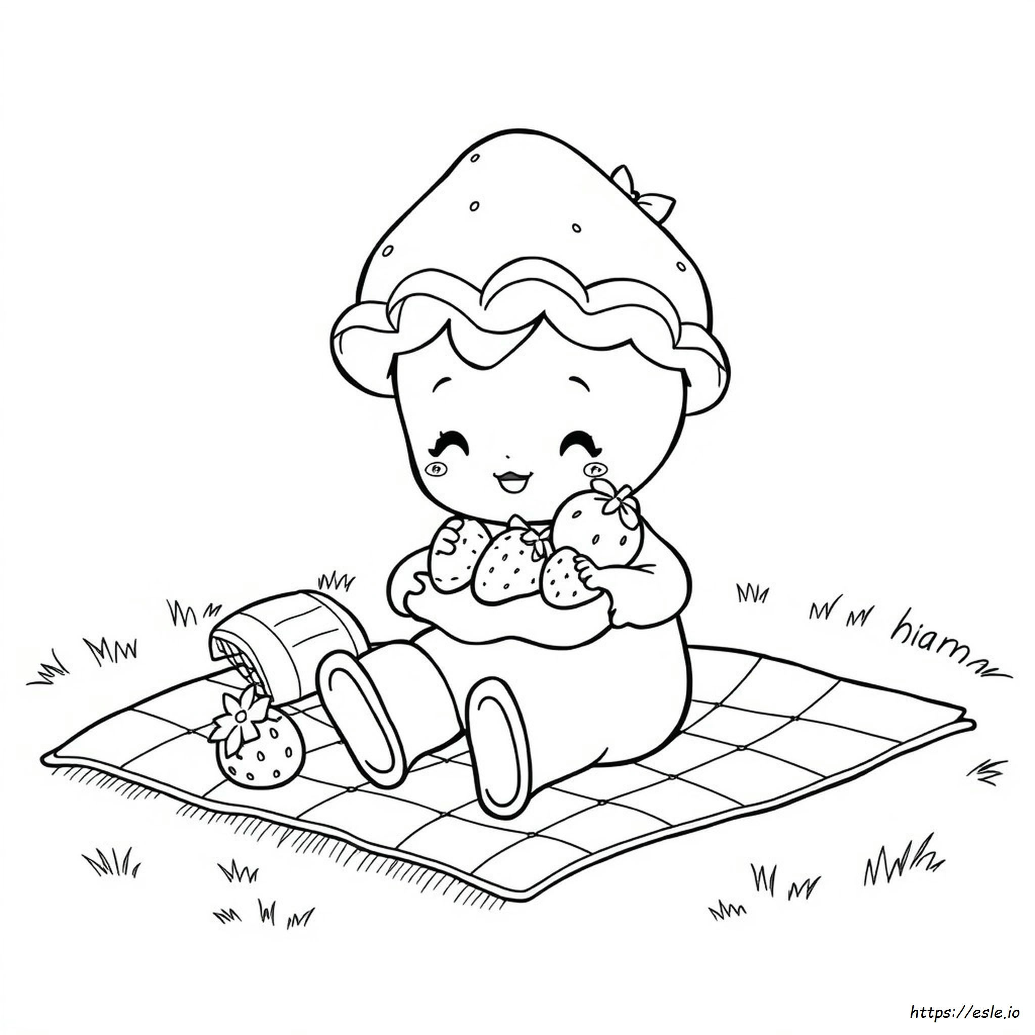 Strawberry Shortcake Coloring Book Pages