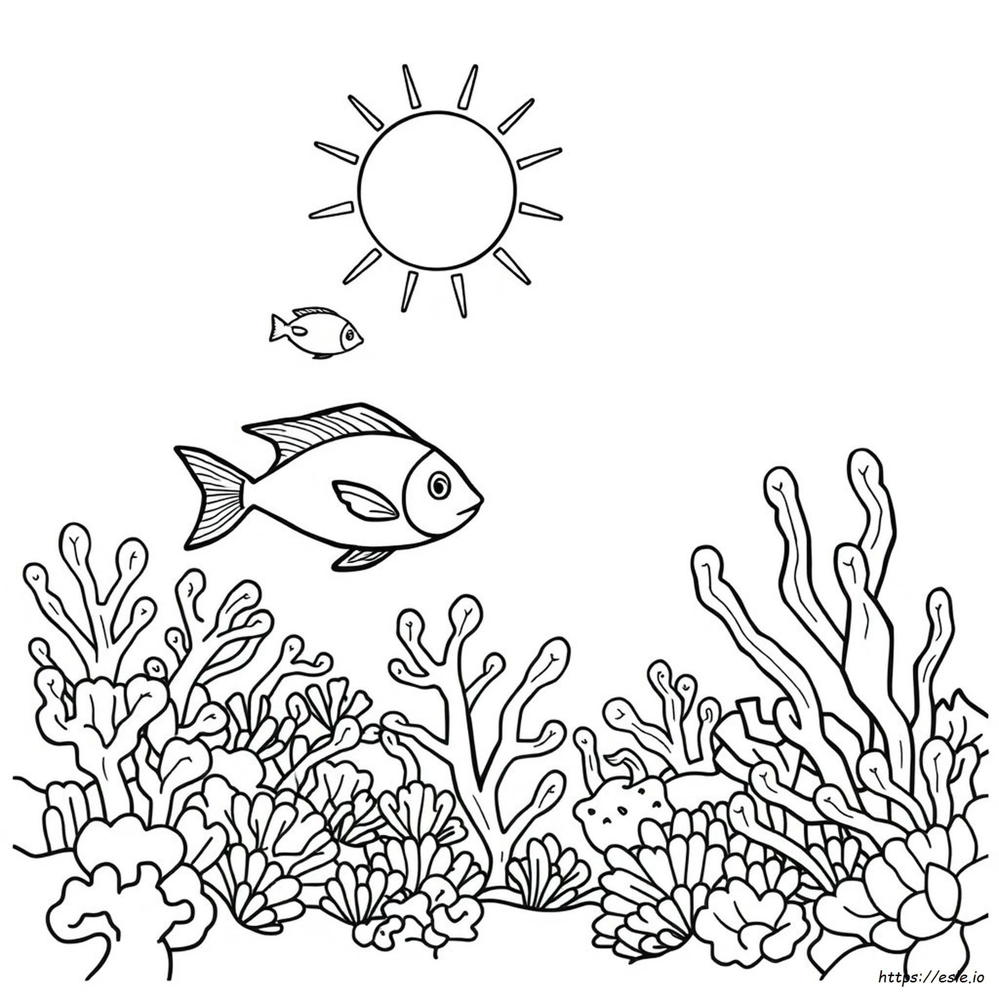 Undersea Coloring Pages Printable