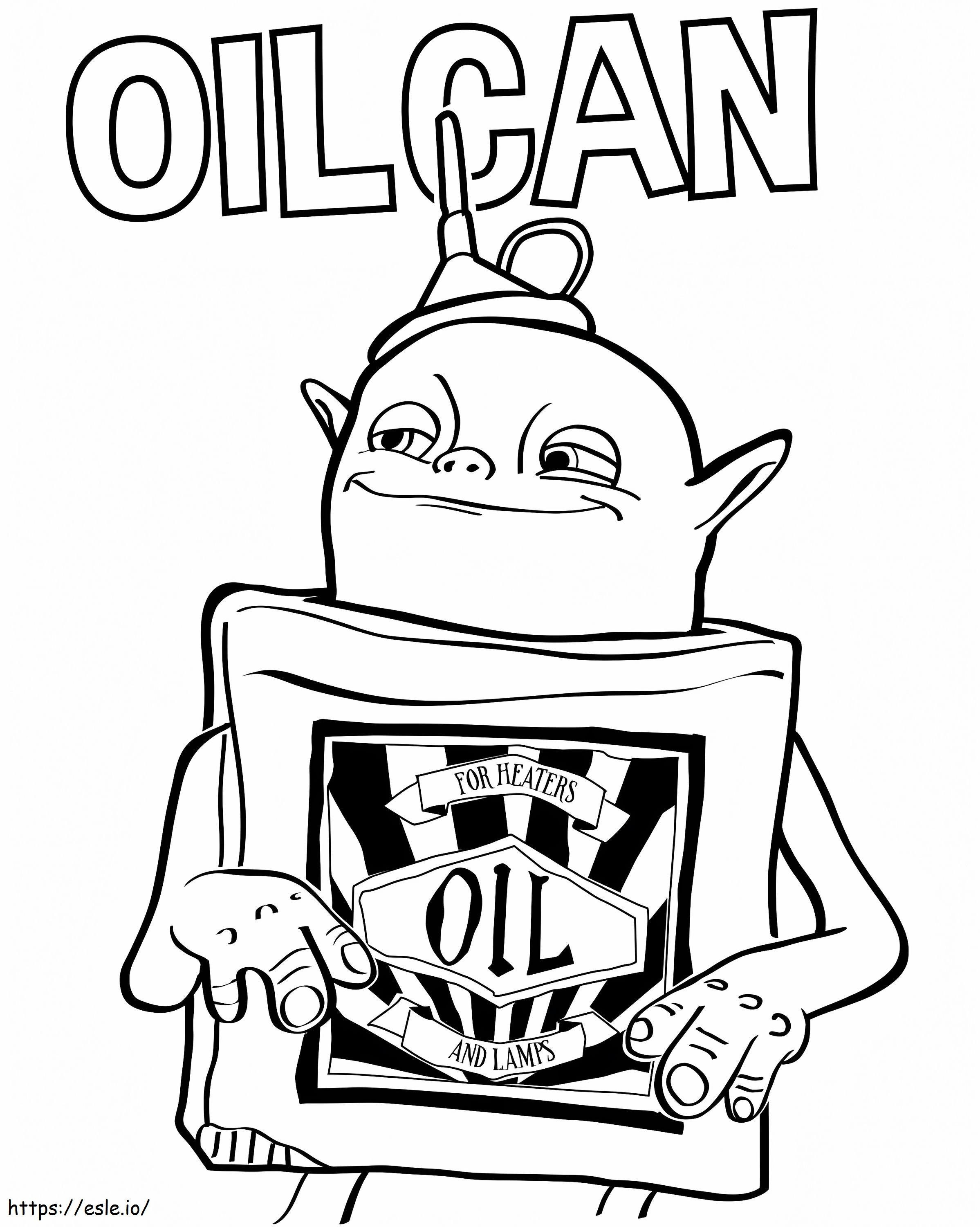 Oil Can From The Boxtrolls coloring page