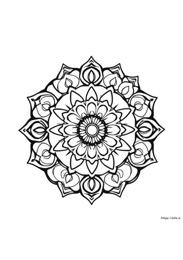 Lege Mandala Kleurplaten