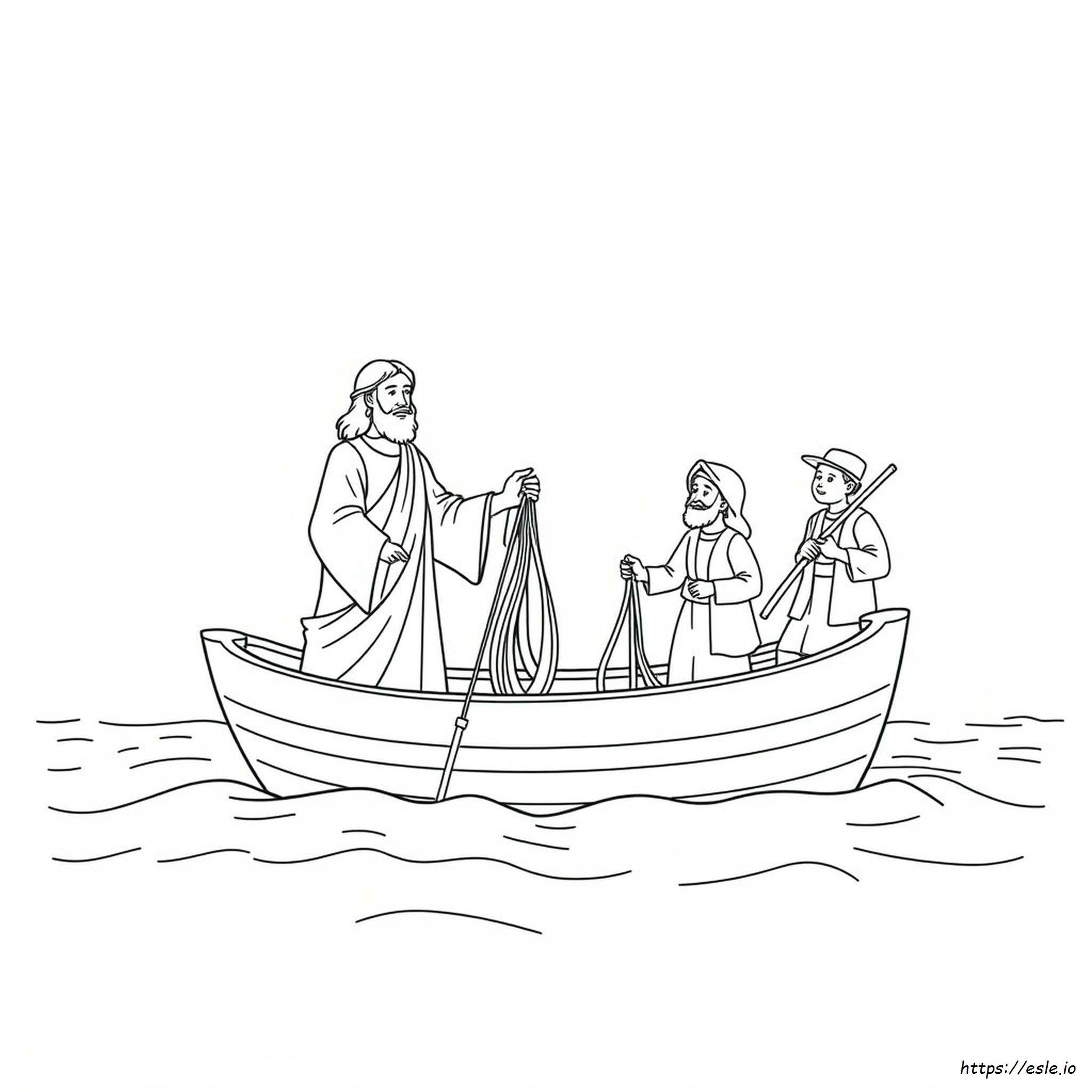 Jesus Und Die Fischer Ausmalbilder Zum Ausdrucken