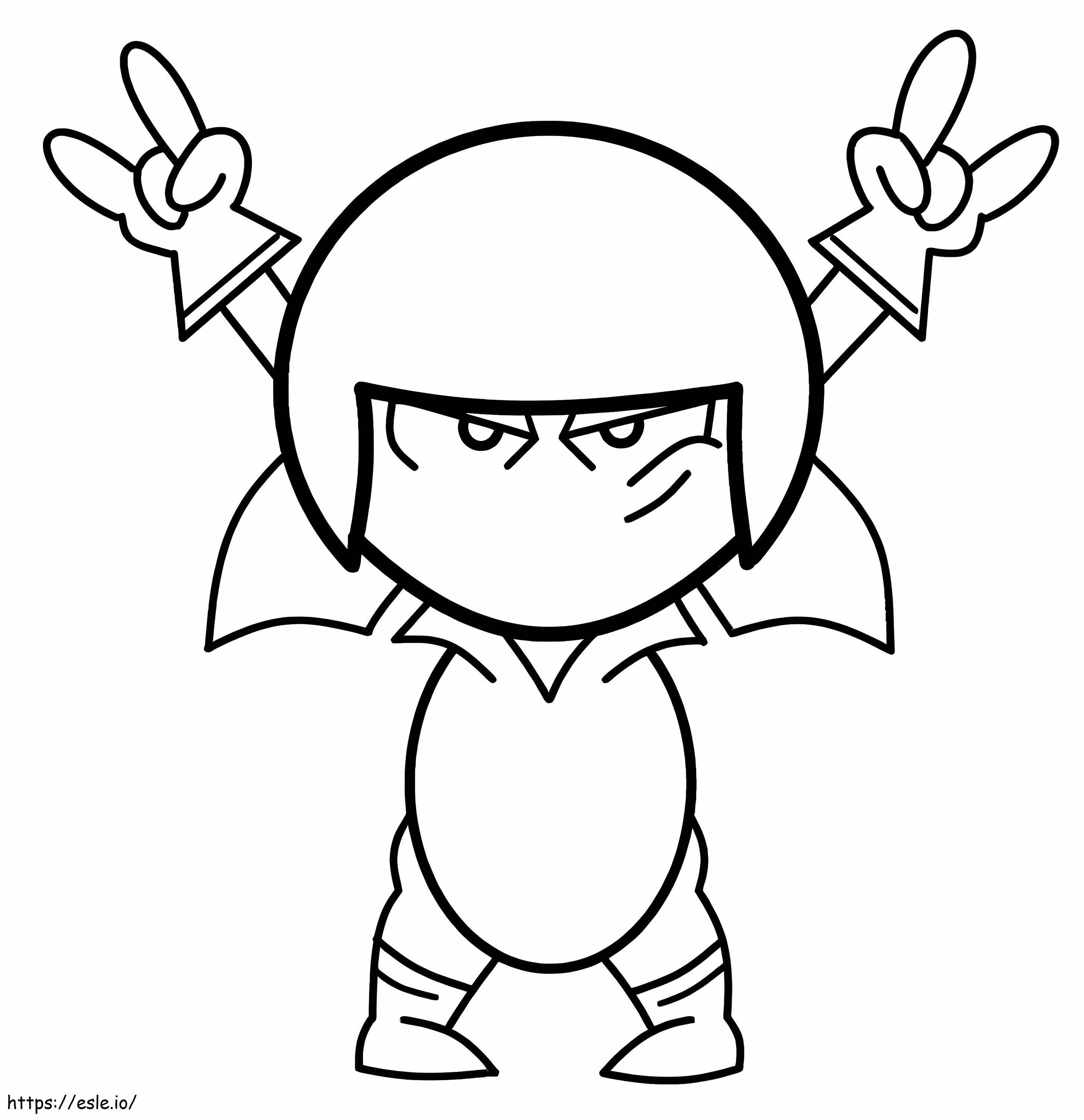 Awesome Kick Buttowski coloring page