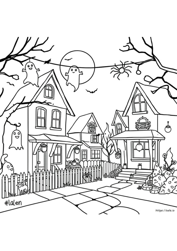 Color By Number Halloween Coloring Pages