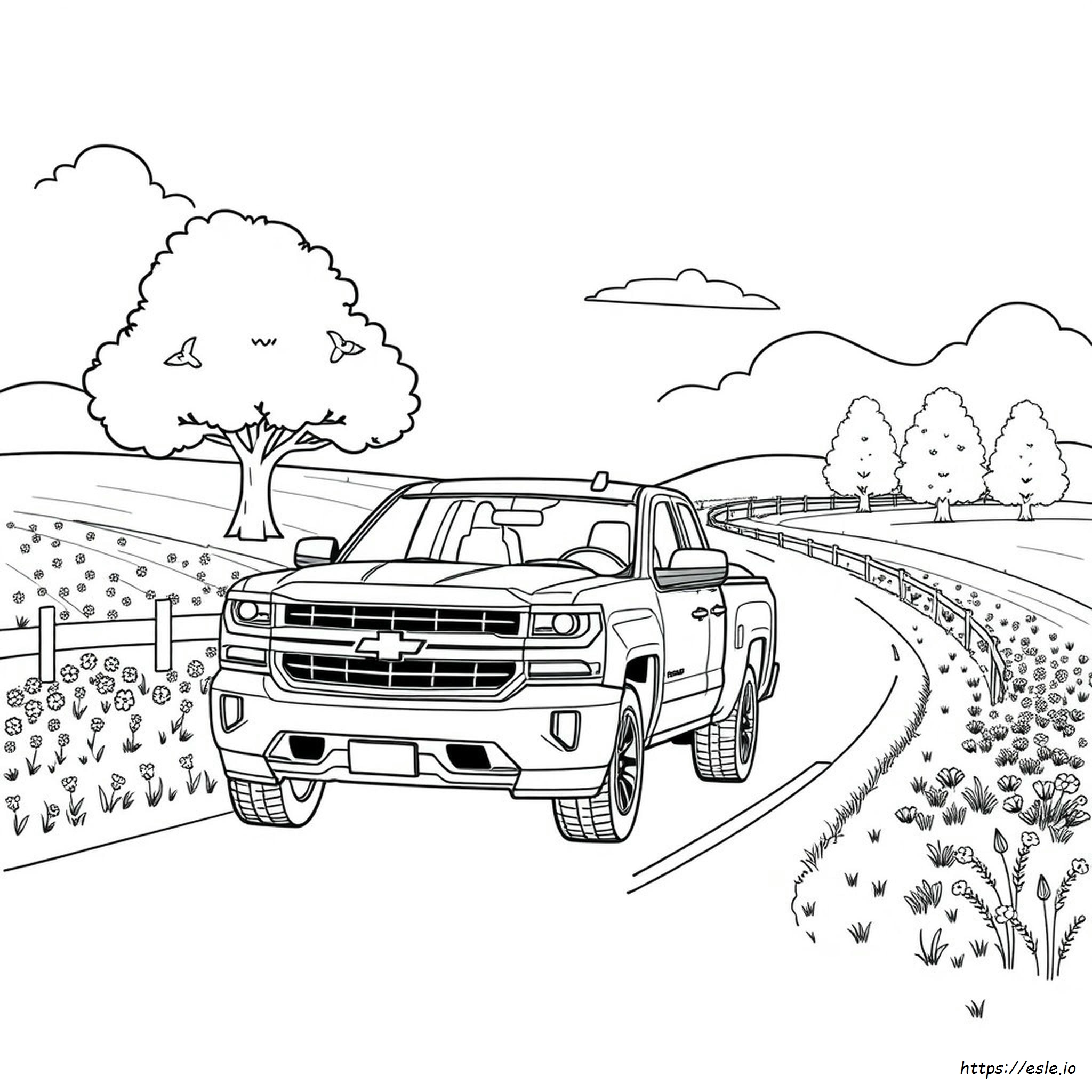 Camioncino Chevrolet Da Colorare