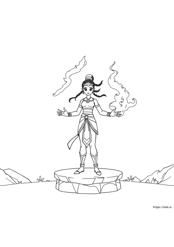The Legend Of Korra Coloring Book