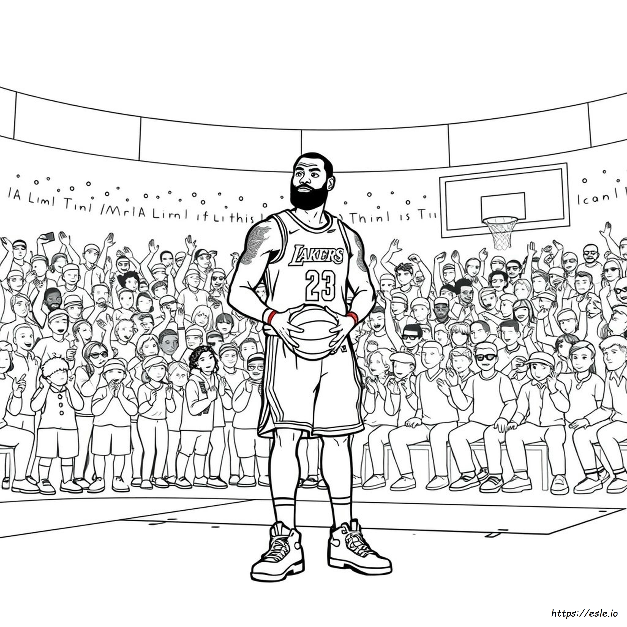 Lebron James Coloring Book