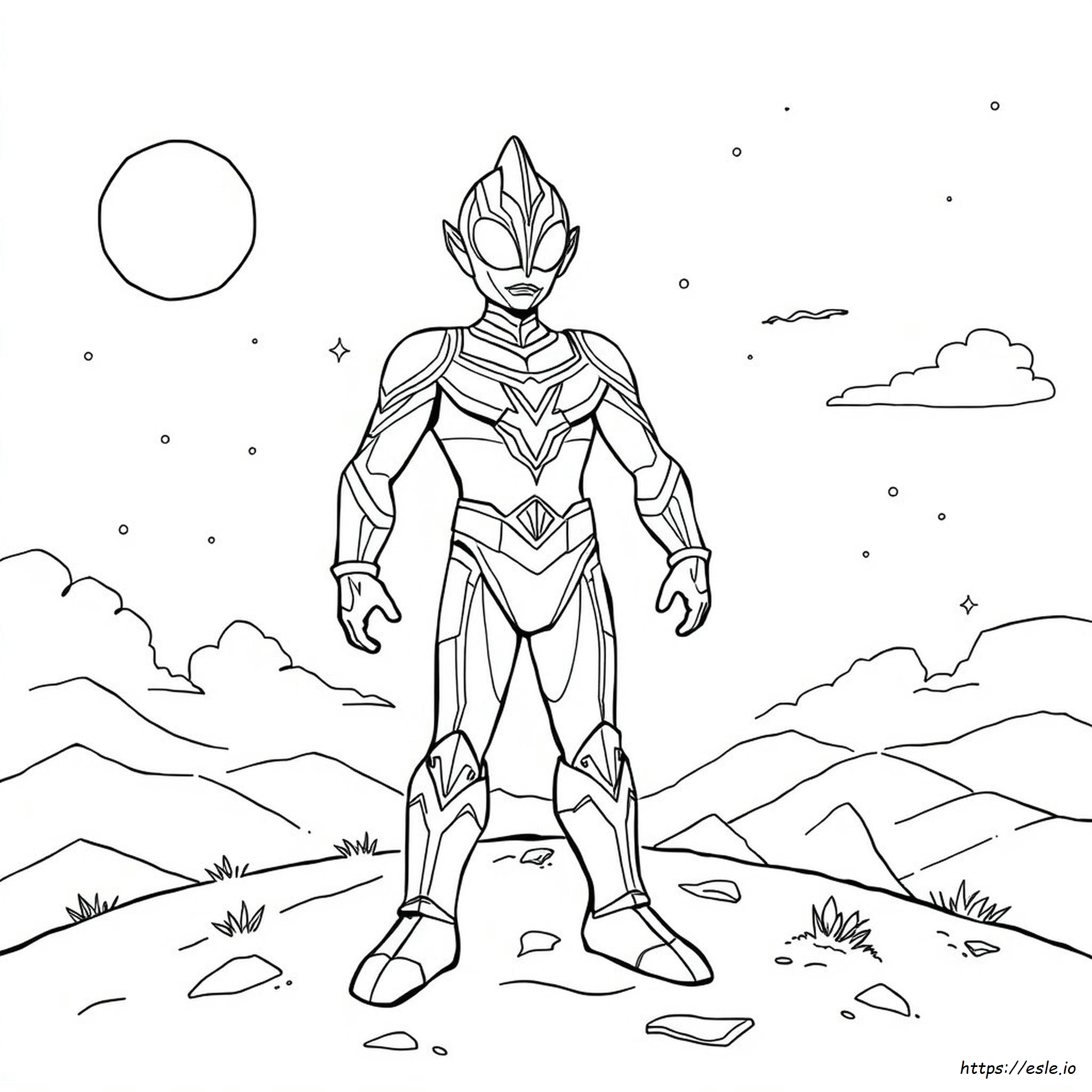 Ultraman Mebius Coloring Pages