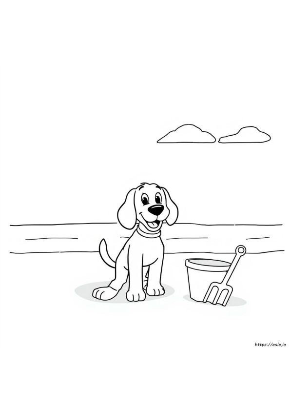 Clifford Puppy Coloring Pages
