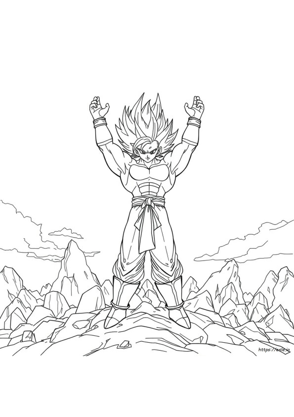 Gogeta Ssj4 Planse De Colorat
